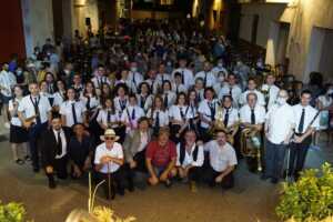 Quico el Célio i l'Agrupació Musical de Godall en el concert de festes majors de Godall 2021